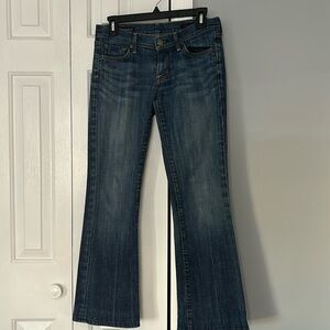 Citizens of Humanity, Margo 085, low waist boot cut denim jeans, size 27.